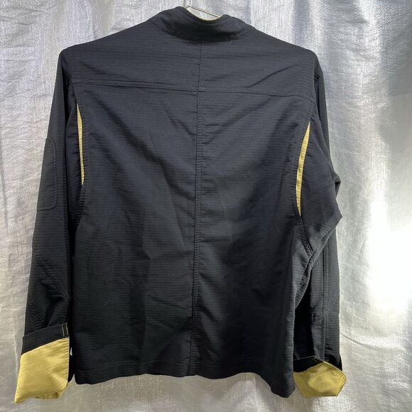 Nike Sphere Dry Jacket Black w/Gold  Full Zip Textured Women's L (12/14) - Picture 6 of 11